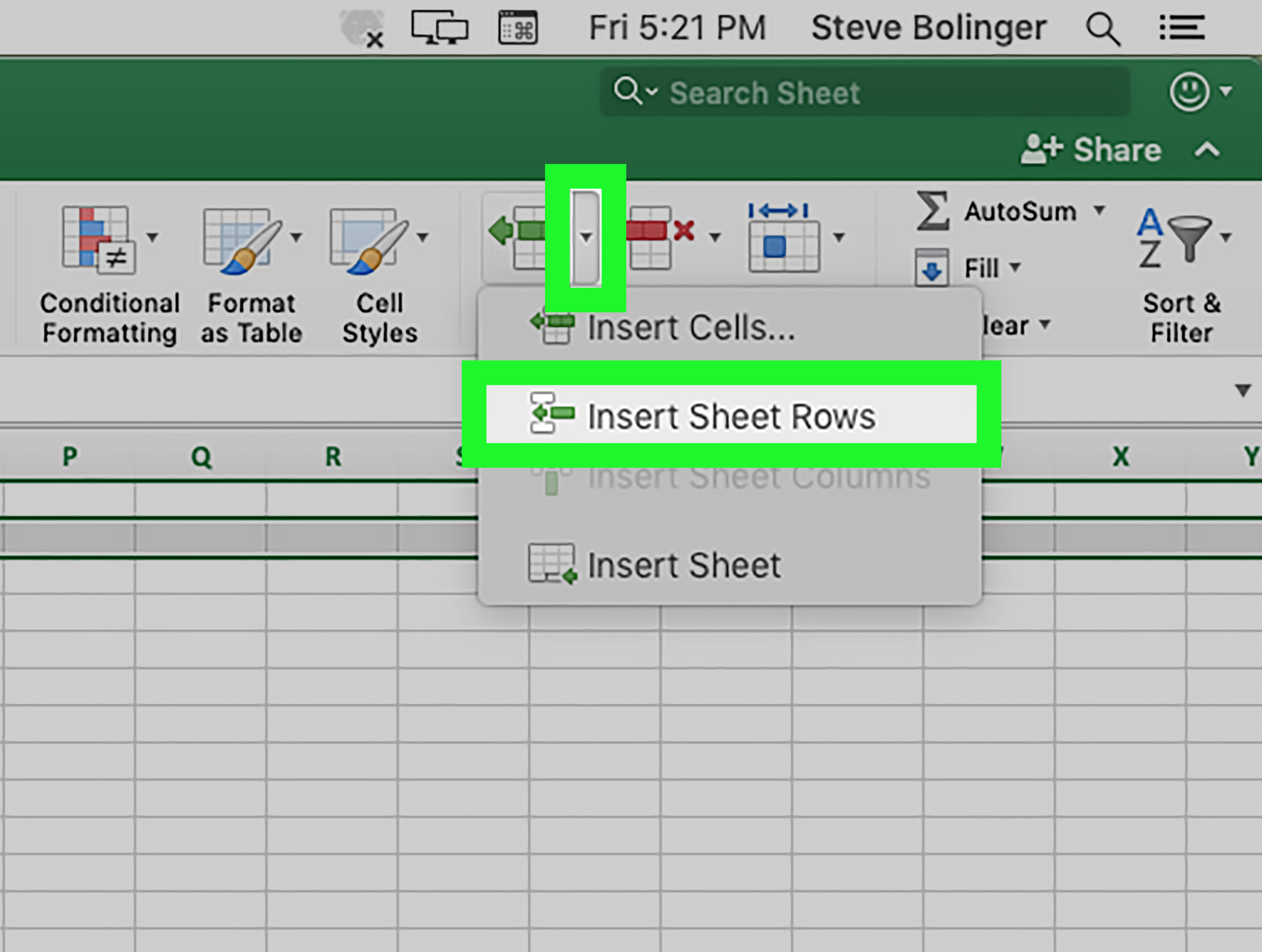 sort entire table in excel for mac 2016